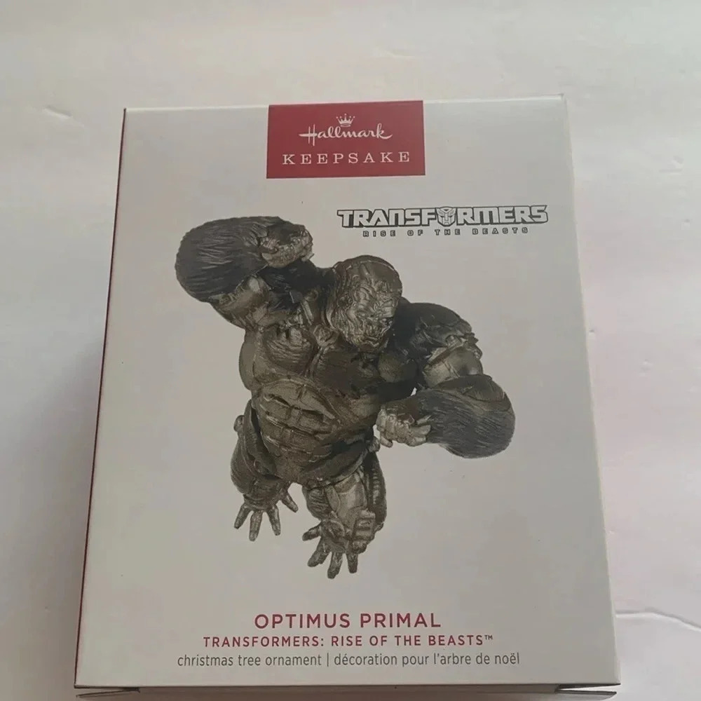 Transformers Optimus Primal Ornament Hallmark 2023 Christmas Tree New